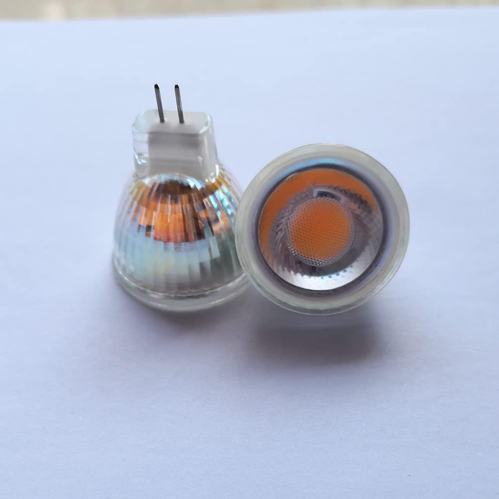MR11 nimi spot Light gu5.3 Base 130V 120V 3W 3000K LED Bulb Replace 20w 35W Halogen Bulb (4pcs 110-130V 3000K Bulbs)