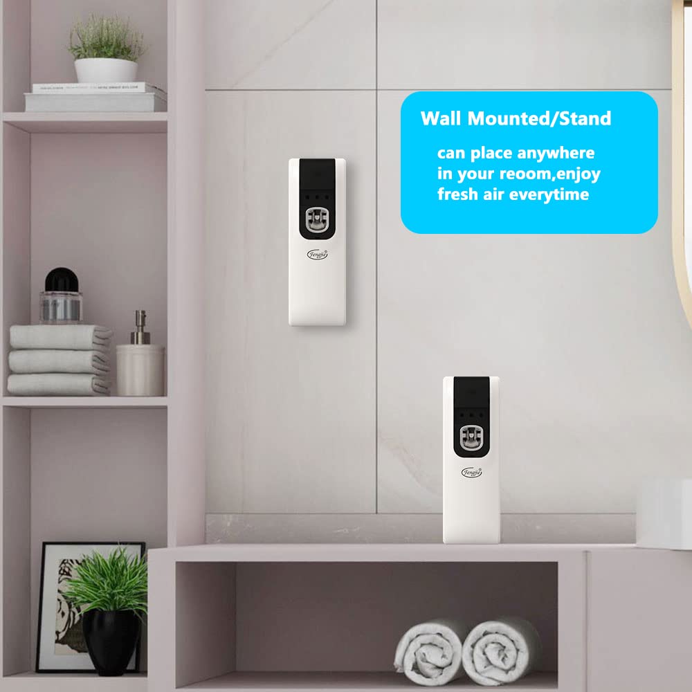 Automatic Air Freshener Spray Dispenser, Auto Air Fresheners Spray -Wall Mount/Free Standing Fragrance Dispenser Room