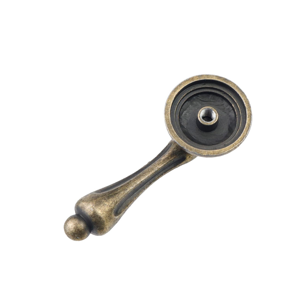 Cabinet Tear Drop Pull Handle, Antique Bronze, 8 Pcs