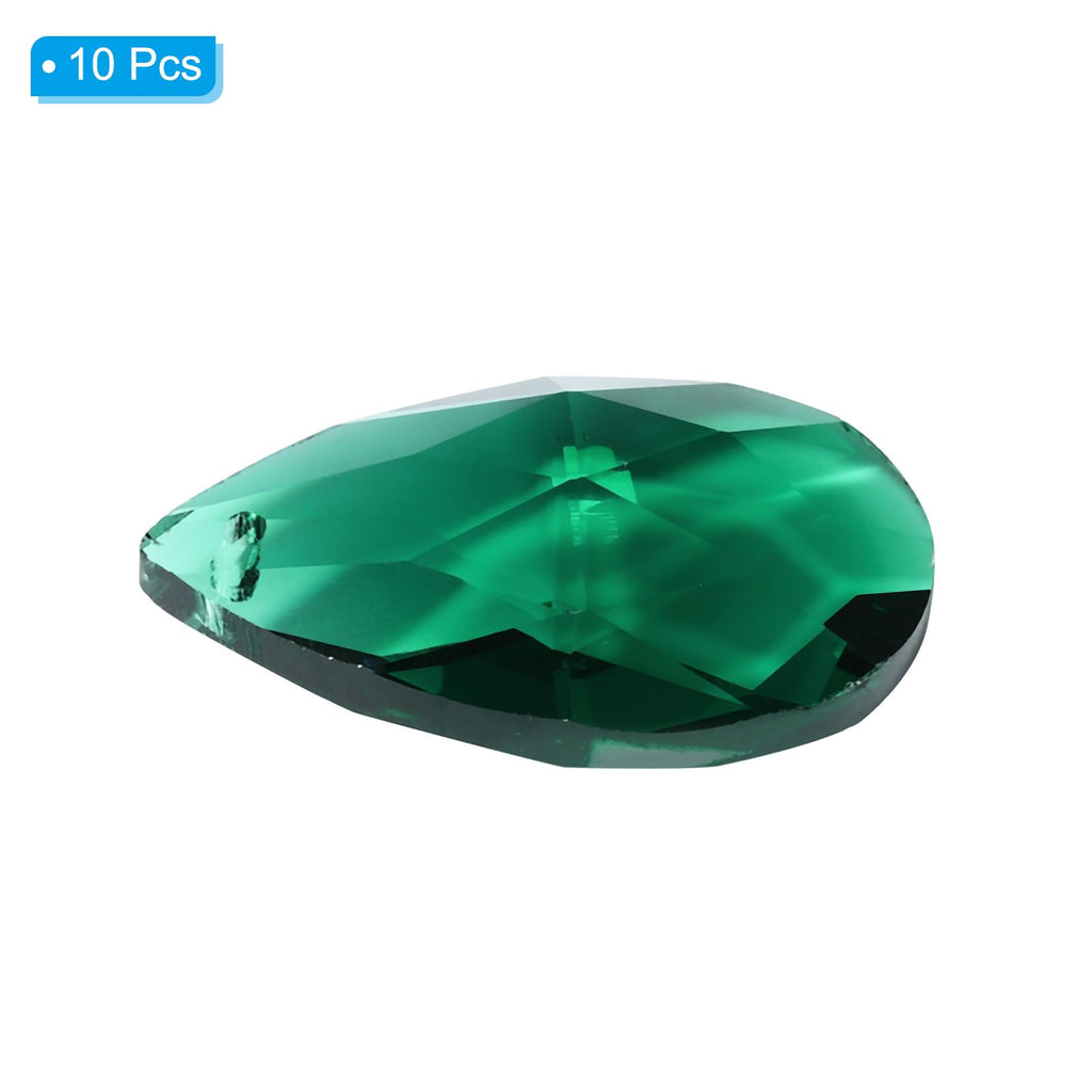 K9 Crystal Pendants 38mm Dark Green 10 Pack