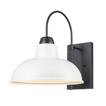 Hamilton Hawthorne Outdoor Wall Lamp | Black Finish | 13.75 x 13.75 Inch Exterior Wall Sconce | Wet Rated | E26 Bulb