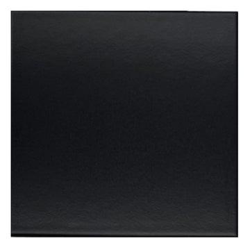 12x12 Black Glazed Porcelain Floor & Wall Tile, Exact Size 11-7/8 in., Shower, Kitchen Backsplash, Entryway (1 Piece