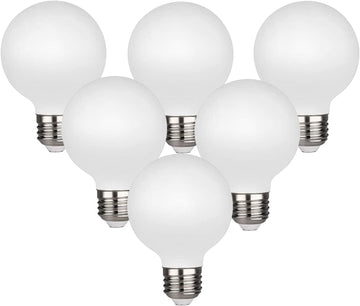 LED Edison Globe Light Bulbs, Neutral White 4000K CRI 90, LED Filament Light Bulb, 5W Equivalent to 40W, G25(G80)