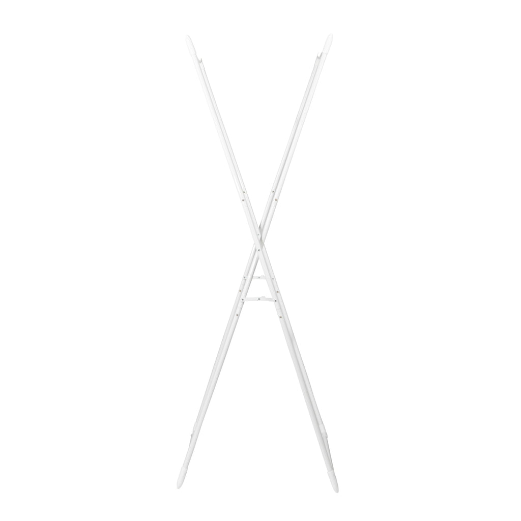 Valet Folding Clothes Rack, Strong Metal X-Frame, Chic Design, Great for Guest and Dressing Rooms, Portable and Easy