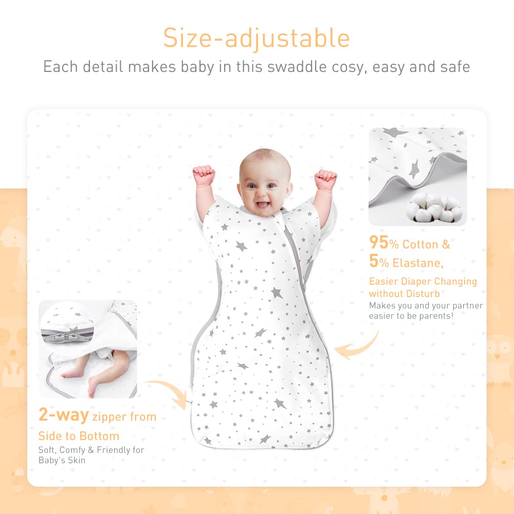 Organic Cotton Baby Sleep Sacks Swaddles Boy Girl Soft