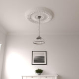 35 1/8"OD x 4 7/8"ID x 2 1/2"P Viceroy Ceiling Medallion (Fits Canopies up to 4 7/8")