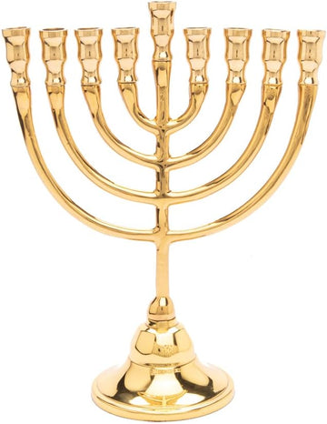 Classic Bronze Hanukkah - 8.5"x7" - Elegant Judaica Gift