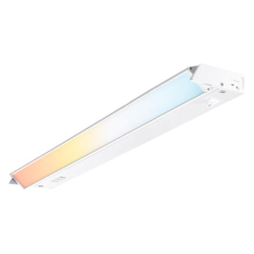LED Swivel Under Cabinet Lighting, Hardwired or Plug-in Installation, 32 Inch, 18W, 5CCT Color Selectable