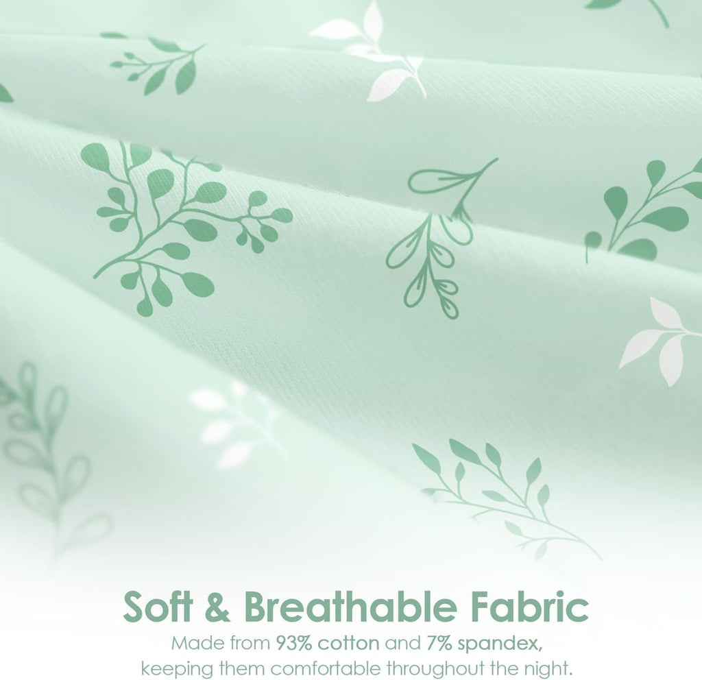 Swaddle, Cotton Arm-In Zipper Sleep Sack, Wearable Blankets Wrap for Infant Girls, Boys (Green
