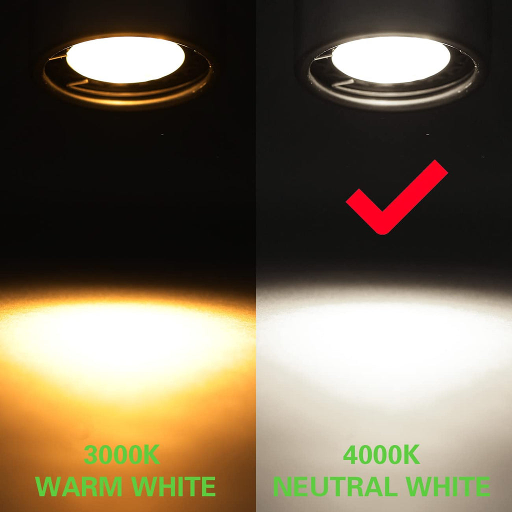 12 Pack LED Track Light Heads,7W H Type Track Lighting Heads for Ceiling Spotlight Wall Art Exhibition