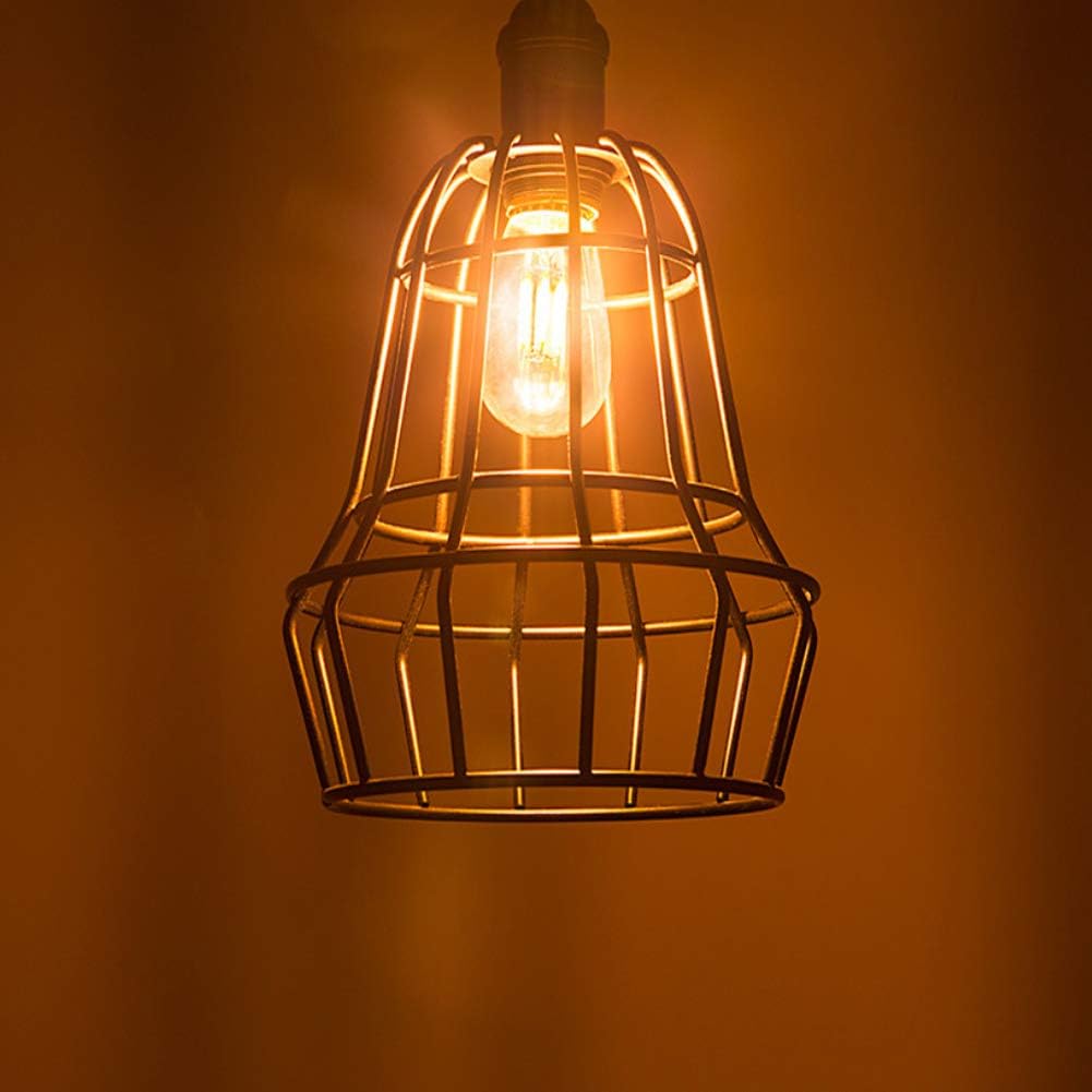 6 Pack Dimmable Vintage LED Edison Light Bulbs 3W Edison Light Bulbs 30W Equivalent Warm Yellow 2200K E26 E27 Medium