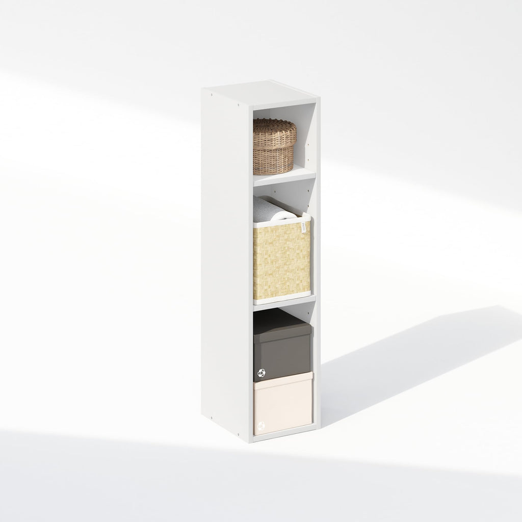 Reed 3-Tier Closet Organizers and Storage, Closet Organizer, Open Shelf Closet Storage, for Wardrobe, Bedroom, Living