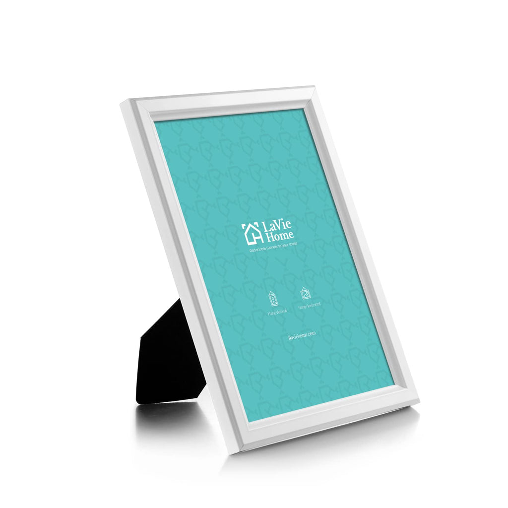 5x7 Picture Frames (12 Pack, White) Simple Designed Photo Frame with High Definition Glass for Wall Mount & Table Top