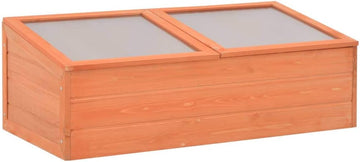 Greenhouse Wood 39.4"x19.7"x13.4",Wood Cold Frame Greenhouse,Garden Portable Mini Greenhouse Cabinet, Raised Flower