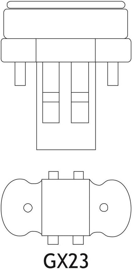 2 Pin GX23 Base - 6500K - CFL Bulb