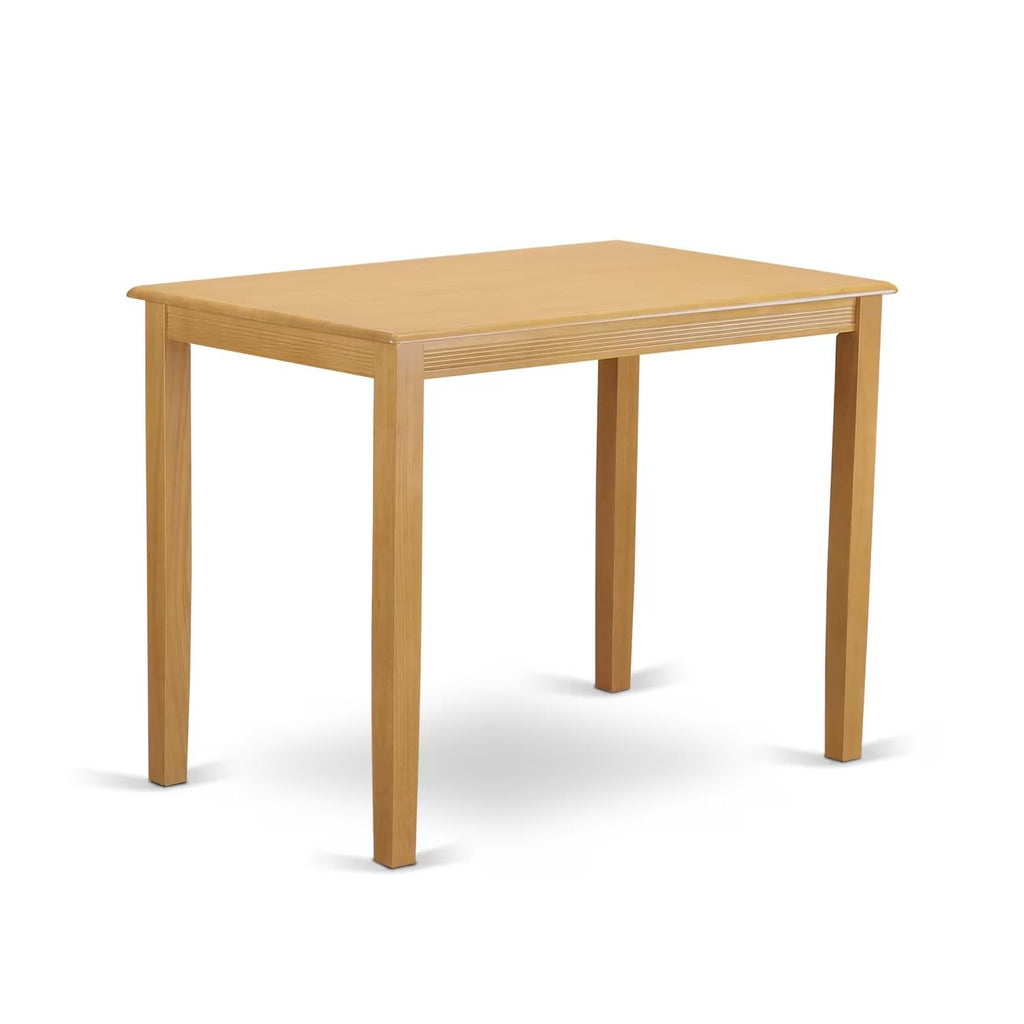 West Furniture YAT-OAK-H Yarmouth Rectangle Counter Height Dining Table, 30x48 Inch, OAK