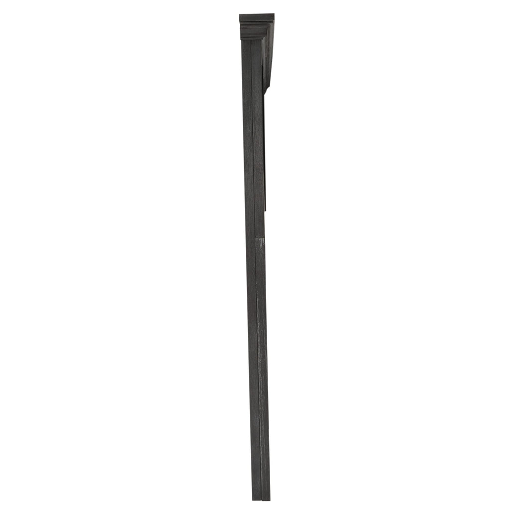 Farmhouse Basics King Headboard Only, Rustic Black Finish