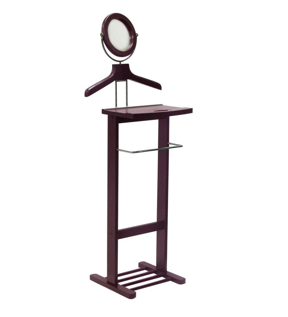 Valet Stand with Mirror, Open Base