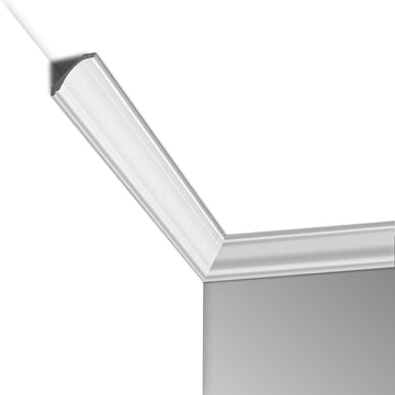 High Impact Crown Molding Trim for Ceiling, 10-Pack, 2.25" W, White