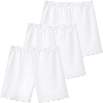 Girls Bike Shorts Cotton Cartwheel Dance Under Dress Shorts for Kids