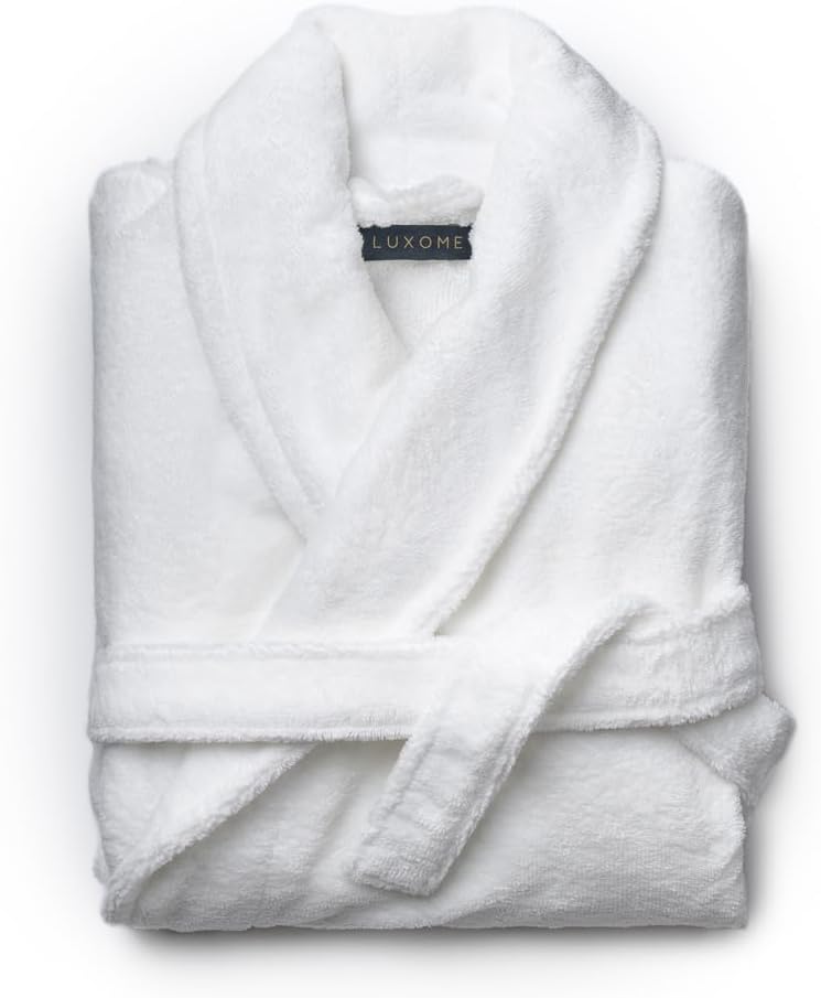 Resort Bathrobe | Mid-length | Unisex | Soft & Absorbent | Viscose from Bamboo Blend | S, M, L, XL Sizes