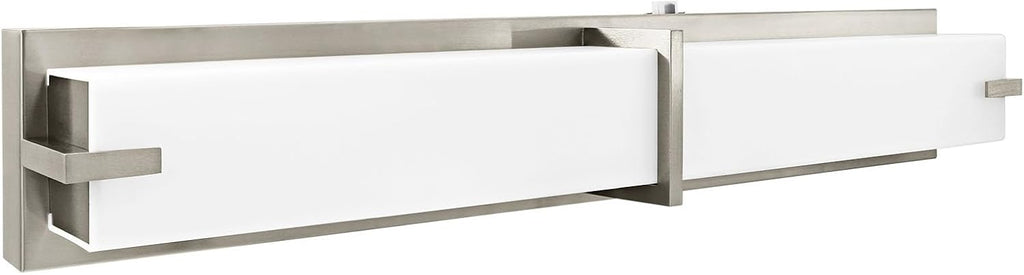 24 Inch LED Vanity Lights Brushed Nickel Bathroom Light Fixtures 3CCT Selectable 3000K 4000K 5000K Modern Vanity