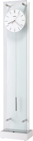Howard Miller Echo IV Grandfather Floor Clock, White Finished Timepiece for Living Room & Office with LED Lights & Analog Display, Slim...