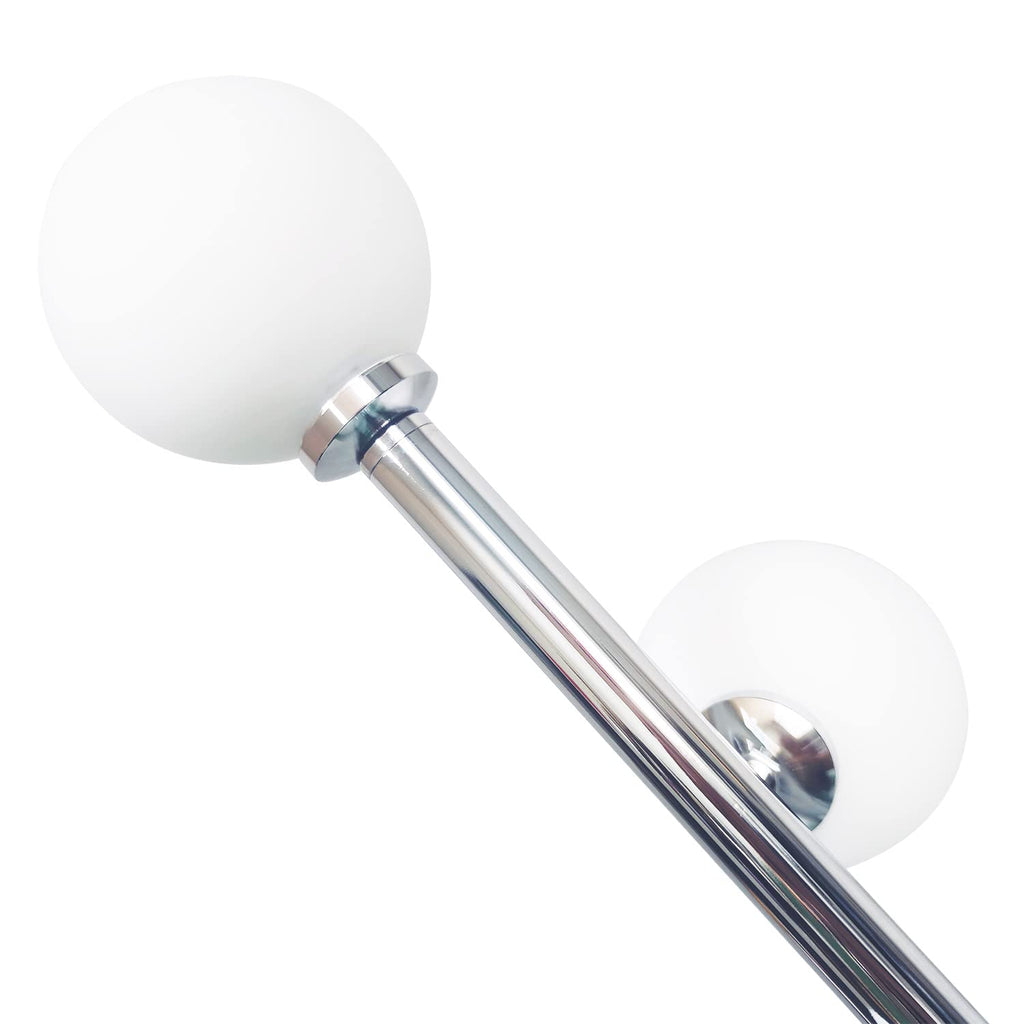 Modern Creative Floor Lamp,Globe High Pole Standing Lamp, Tree Lamp Chrome Finish,9 Bulbs Included