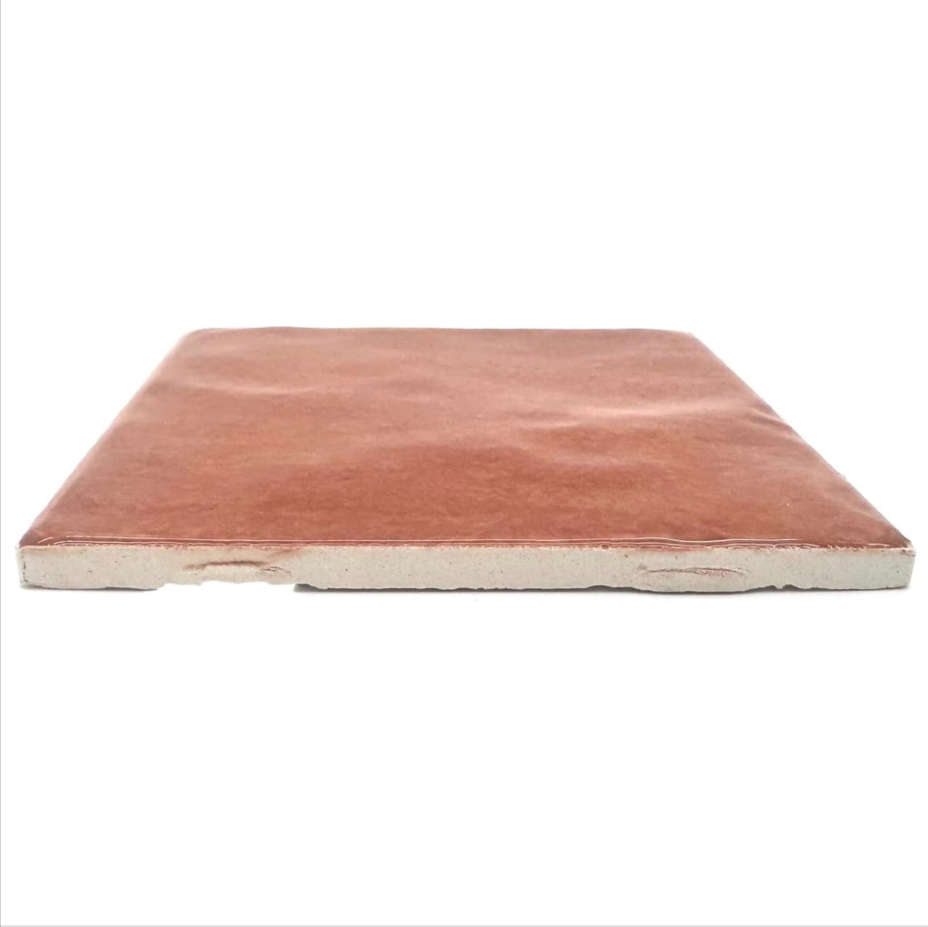 Craft | 4"x4" Glazed Ceramic Wall Tile (Terracotta, Carton)