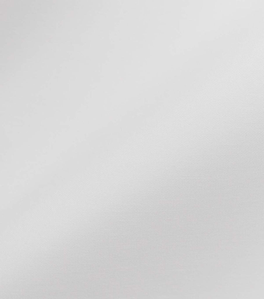 Poly-Cotton Fabric 3-Pass Standard Blackout Light Control Rolled on Tube, 54"/137cm, White/Ecru