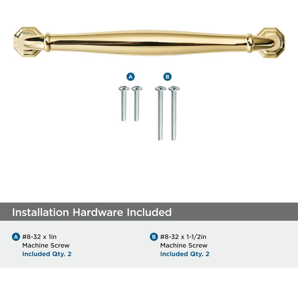Appliance Handle Pull 18 Inch(457mm) Polished Brass Cabinet Pulls Polished Gold Cabinet Handle Heavy Duty