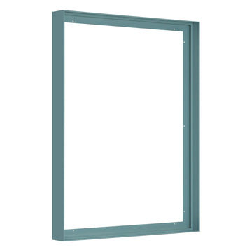 24x36 Floating Frame for Modern Canvas Painting, 1.5" Deep, Cadet Blue