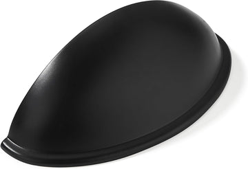 10 Pack 2.5 Inch Kitchen Cabinet Handles Matte Black Drawer Pulls Cup Pulls Kitchen Hardware Dresser Drawers Handles