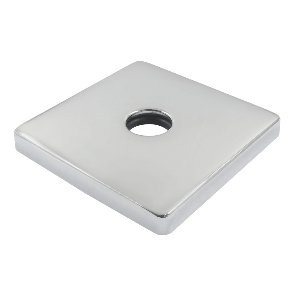 3.5 Inch Square Shower Flange Cover, Chrome