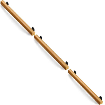 Wood Handrails for Indoor Stairs, 8FT Non-Slip Railing Wall Mounted