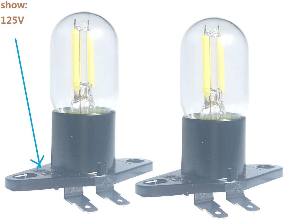 Led Filament Light 1.5w Z187 Microwave Bulb 125v 20w Equivalent Incandescent Lamps for Galanz Refrigerator Microwave