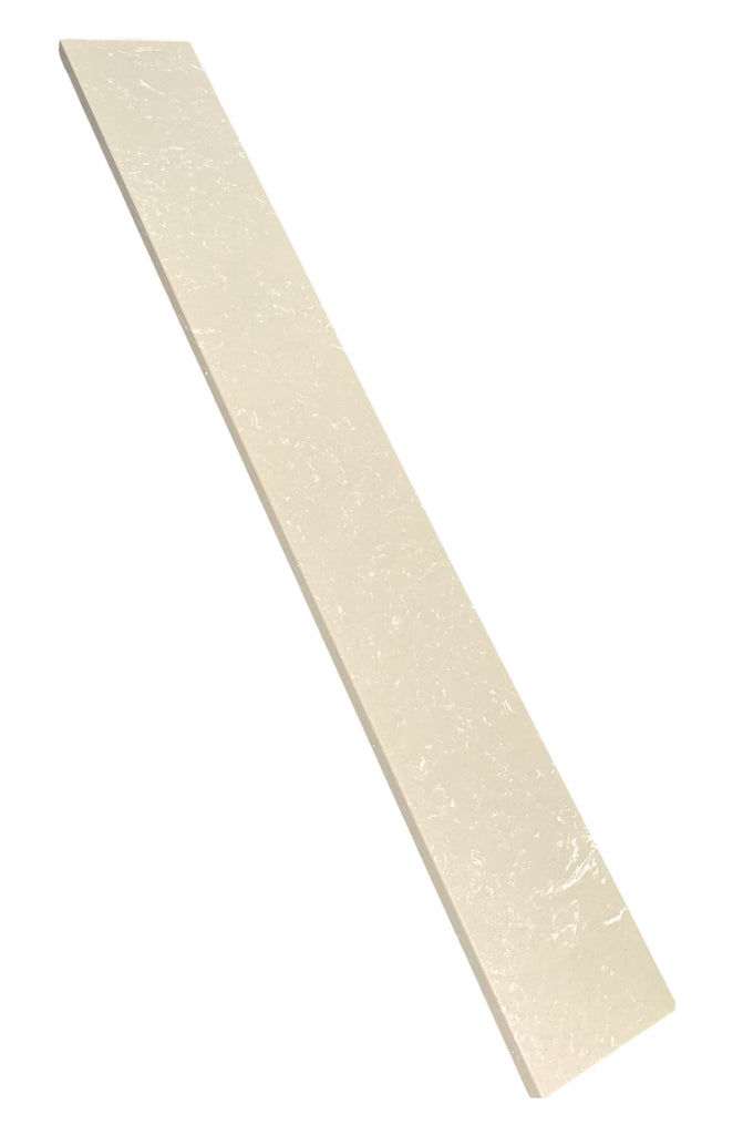Crema Marfil Engineered Marble Doorway Floor Threshold Saddle Polished, for Shower Curb, Bathroom Vanity Backsplash