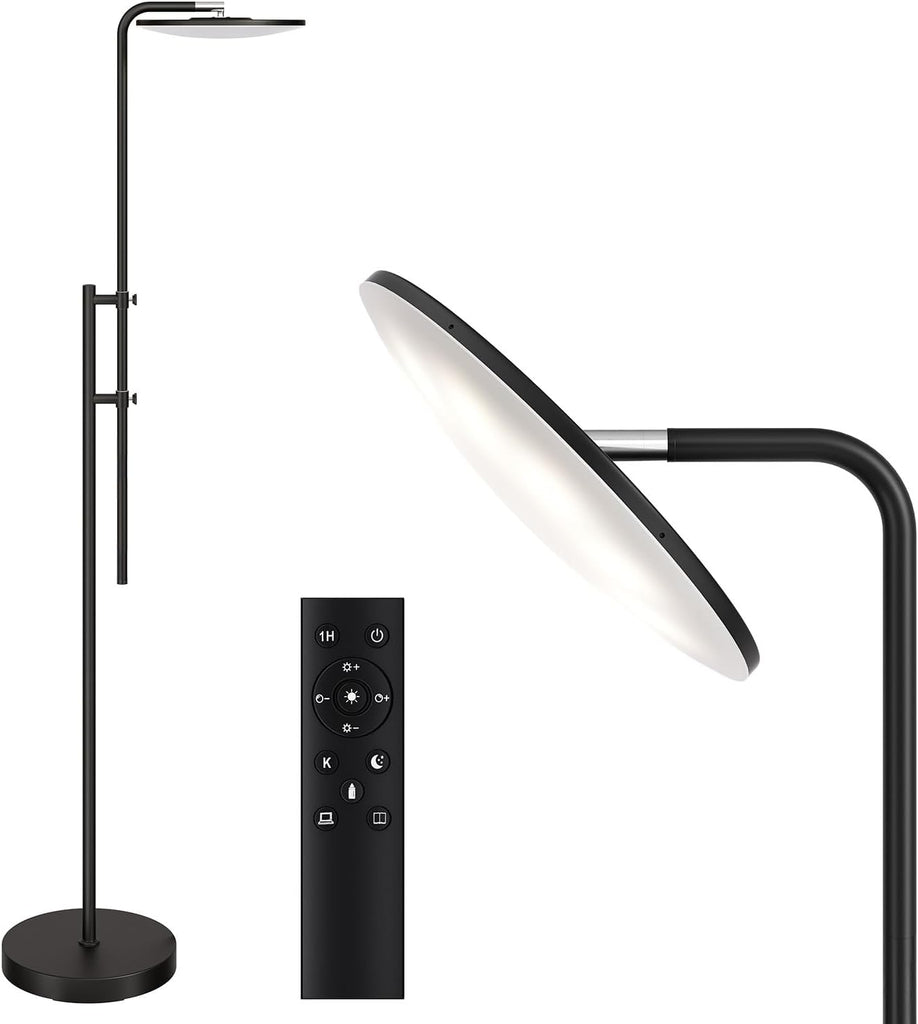 32W/3000LM Floor Lamps, Super Bright LED Standing Lamp with Remote Control