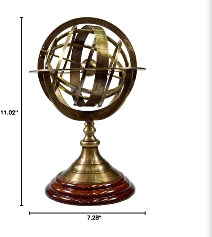 A Armillary Sphere Large Armillary Sundial Nautical Marine Décor Gift Rustic Vintage Home Decor Gifts