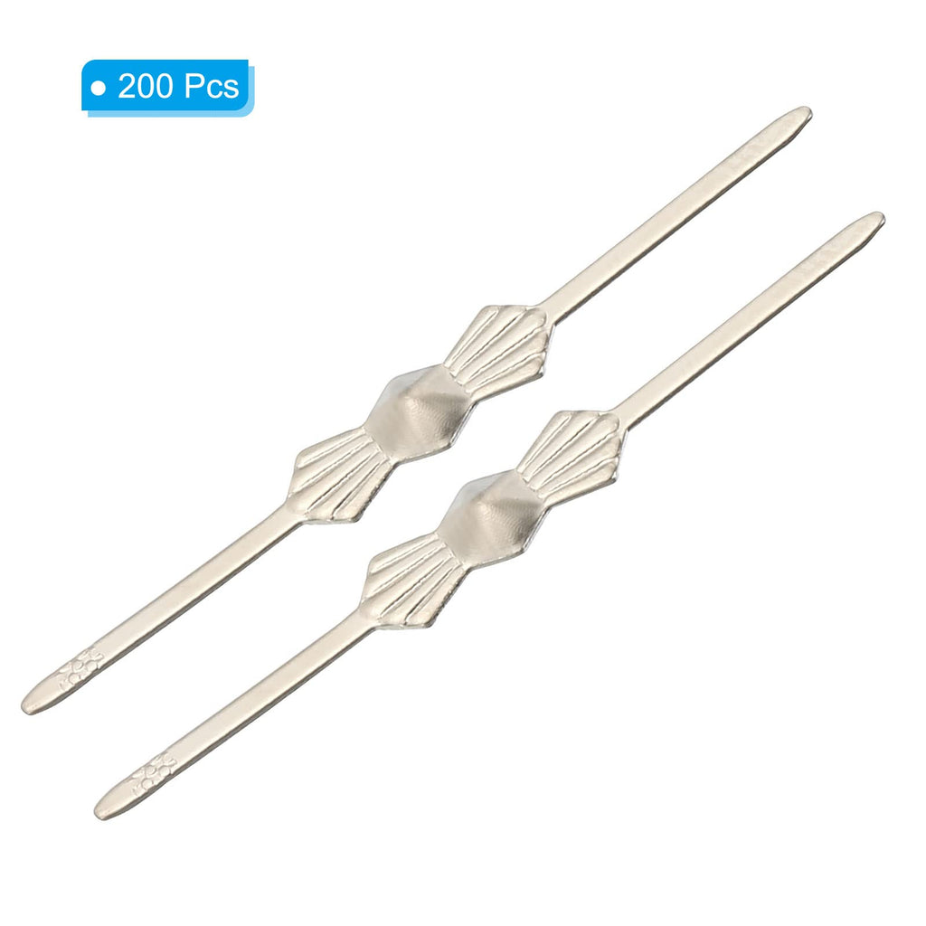 Chandelier Connector Clip 200 Pack 40mm/1.6" Length Silver