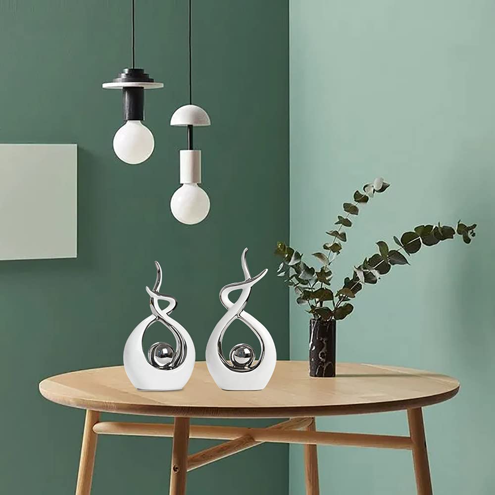 Decor Modern Abstract Art Ceramic Statue Table Decorations Living Room Office Centerpiece