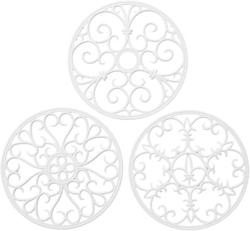 Silicone Trivet Mat - Non-Slip & Heat Resistant Kitchen Pads for Countertops & Table - Trivets for Hot Dishes & - Set of 3