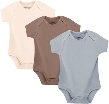 Baby Bodysuits Rayon From Bamboo Short & Long Sleeve Unisex