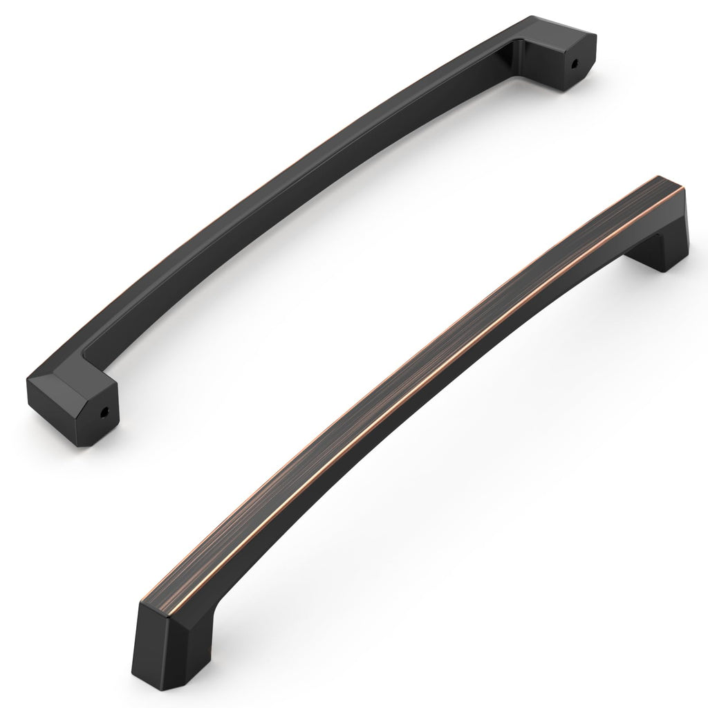 10 Pack Oil Rubbed Bronze Cabinet Pulls 9 Inch(228MM) Hole Centers Kitchen Cabinet Handles Hardware