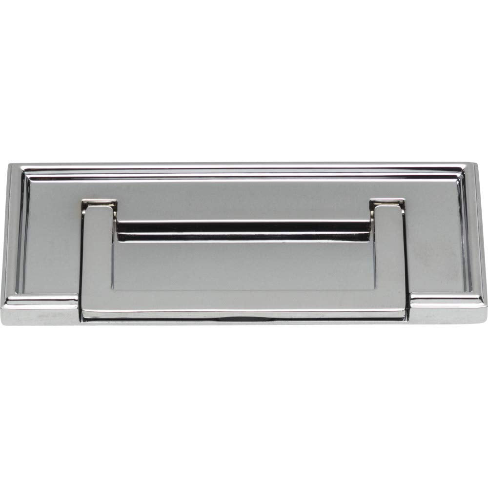 Campaign 3" Drop Pull in Polished Chrome