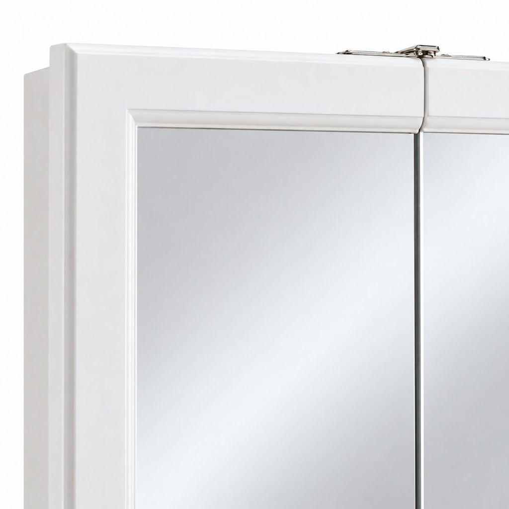 Wyndham Tri-View Medicine Cabinet, 36", White