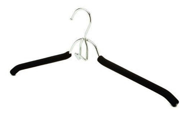 Hangers Foam Padded Black Dress Hanger - Pack of (10)