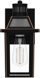 Porch Lights with GFCI Outlet, Dusk to Dawn Outdoor Lights with Outlet