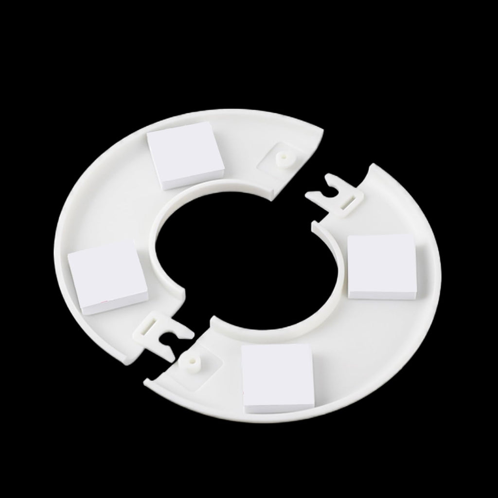 Wall Split Flange for 1 Inch Pipe, White ABS, 4Pcs