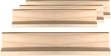 Wooden Domino Trays - Each Tray Can Hold Up to 10 Dominoes - Made for Double-six and Double-nine Dominoes - Set of 4